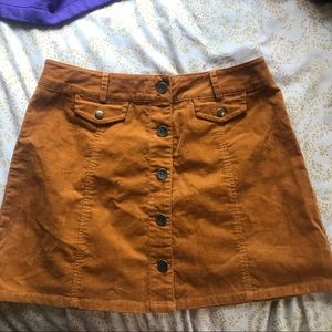 Forever 21 Corduroy brown skirt